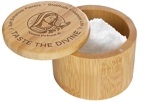 Bamboo Salt Cellar 6 oz