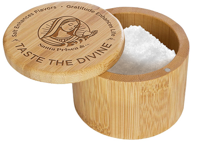 Bamboo Salt Cellar 6 oz