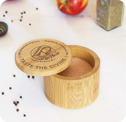 Bamboo Salt Cellar 6 oz